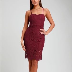Burgundy Dress, New With Tags.